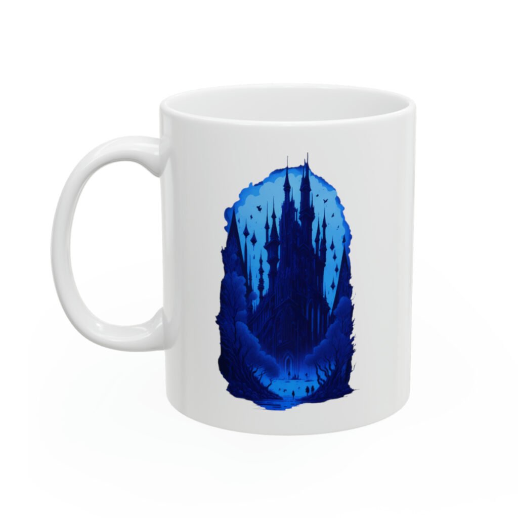 Blue Castle Ceramic Mug 11oz